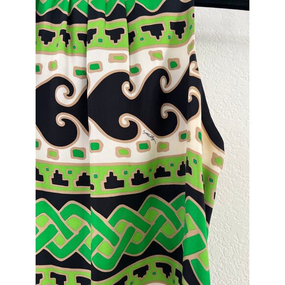Milly New York Geometric Chain Pattern Shift Mini Dress Size 4 Chic Event - Picture 14 of 16